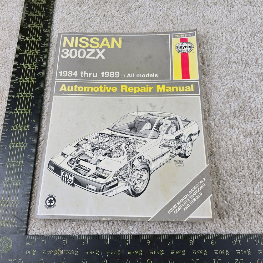 Haynes 72010 Nissan 300ZX Turbo Repair Manual 1984-1989